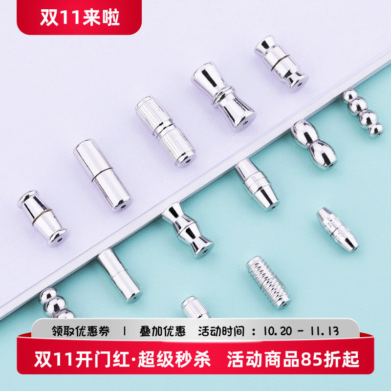 s925纯银女diy配件螺旋扣螺丝扣