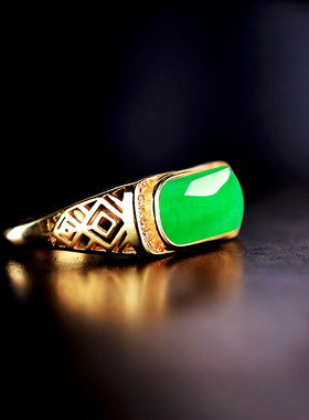 戒指空托戒托铂银满楼925纯银