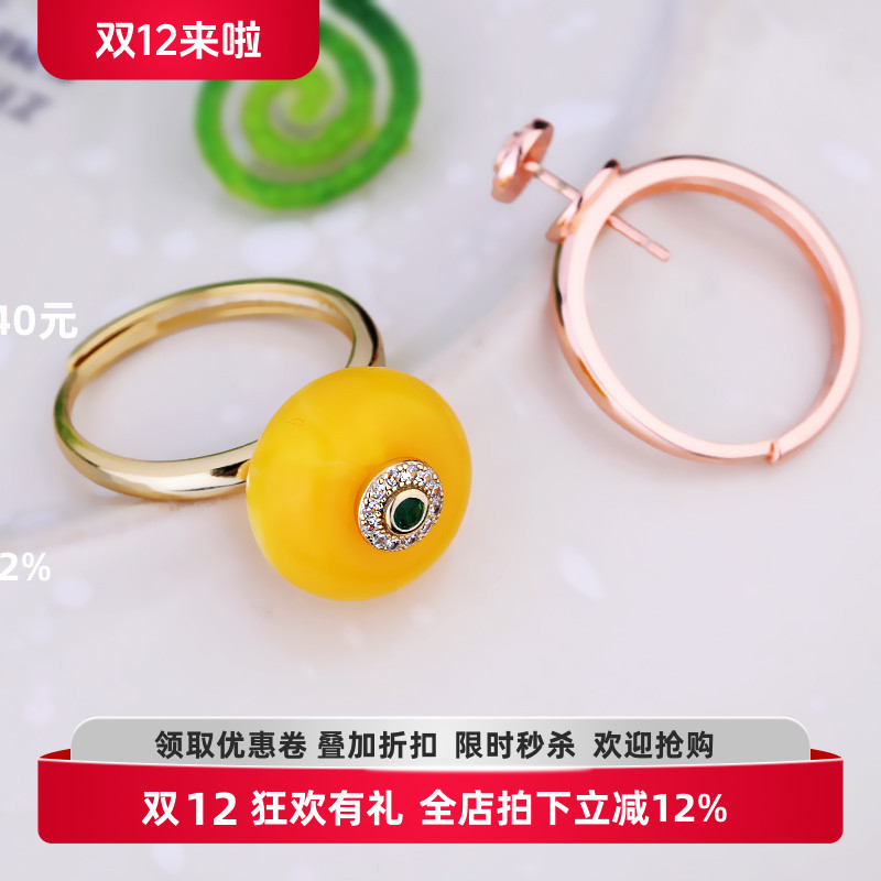 s925纯银戒指空托镶嵌女戒指托