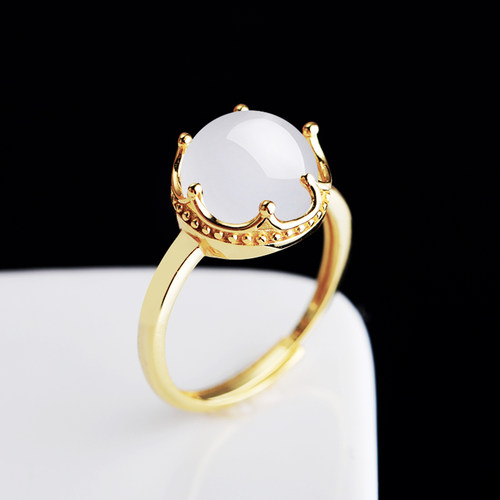 通体S925纯银戒指空托镶嵌戒指托