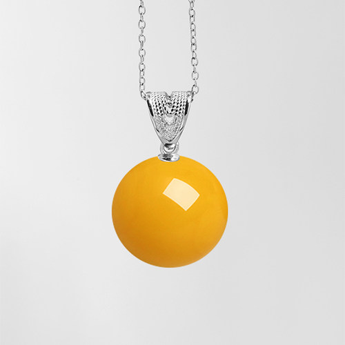 925纯银珍珠吊坠扣DIY圆珠配件扣