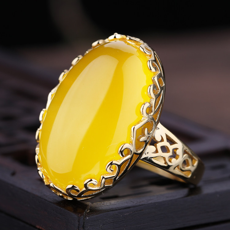 戒指空托戒托铂银满楼925