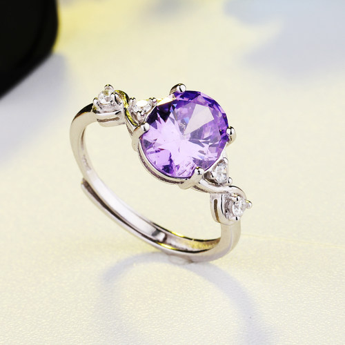 s925纯银戒指空托女式6*88*10