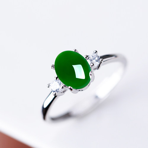 镶嵌戒托女925银韩版戒指空托