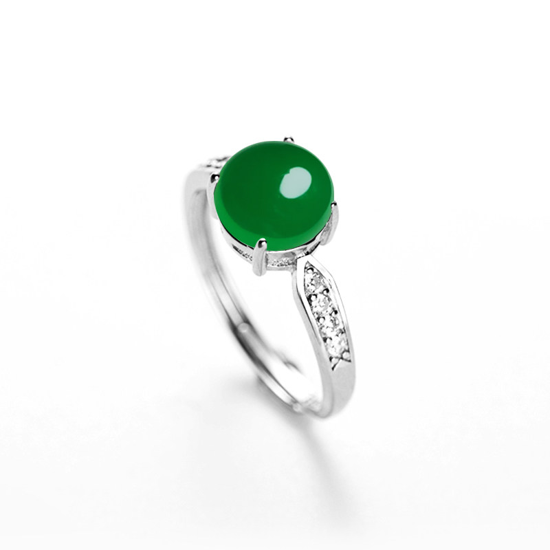 正圆女戒S925纯银百搭