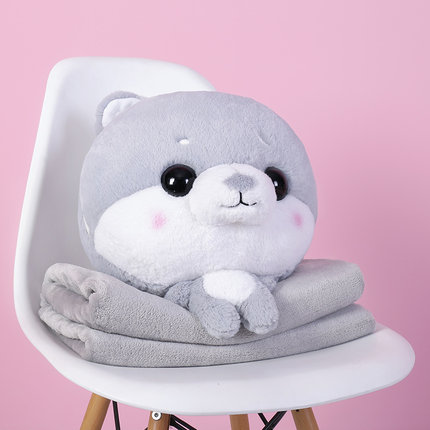 抱枕被子两用靠垫被沙发办公室折叠午休靠枕头被汽车多功能空调毯