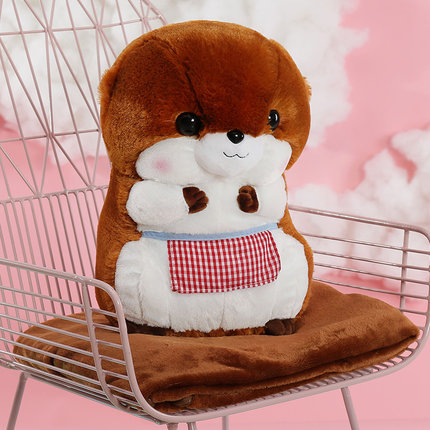 博美抱枕被子两用靠垫被沙发办公室午休靠枕头被汽车多功能空调毯