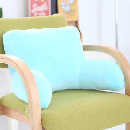 靠垫办公室卡通可爱腰枕大号椅子护腰靠枕靠背垫床头抱枕夏