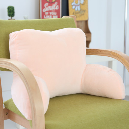 靠垫办公室卡通可爱腰枕大号椅子护腰靠枕靠背垫床头抱枕夏