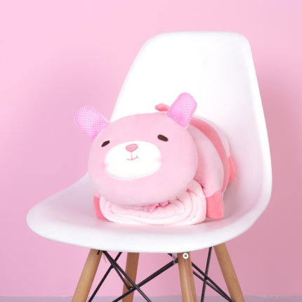 多功能午睡枕头坐垫抱枕被子两用可爱办公室汽车靠垫珊瑚绒被