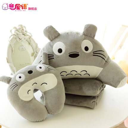 意屋语 创意可爱床头靠垫办公室护腰枕腰垫腰靠汽车抱枕沙发靠枕l