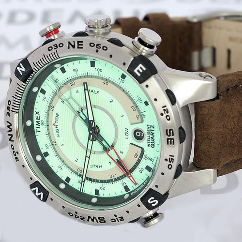 Timex户外潮汐指南针石英男表