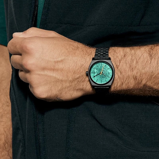 5303 Teller尼克松绿松石色表盘石英男女手表A045 Time Nixon