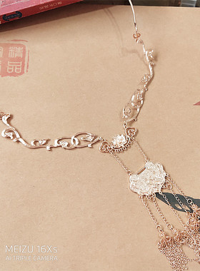 长命锁璎珞红楼梦项圈