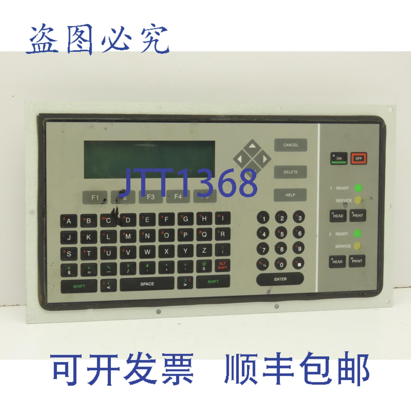 原装供应VideoJet Excel 273SE 喷墨打印机键盘接口面板液晶显示