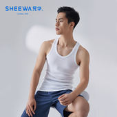 新款 潮男夏季 汗背心 大码 兄华男背心纯棉运动宽松韩版