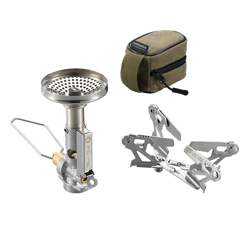 柯曼XD2F稳压炉头火箭炉登山露营气炉微型一体式超轻炉具电子打火