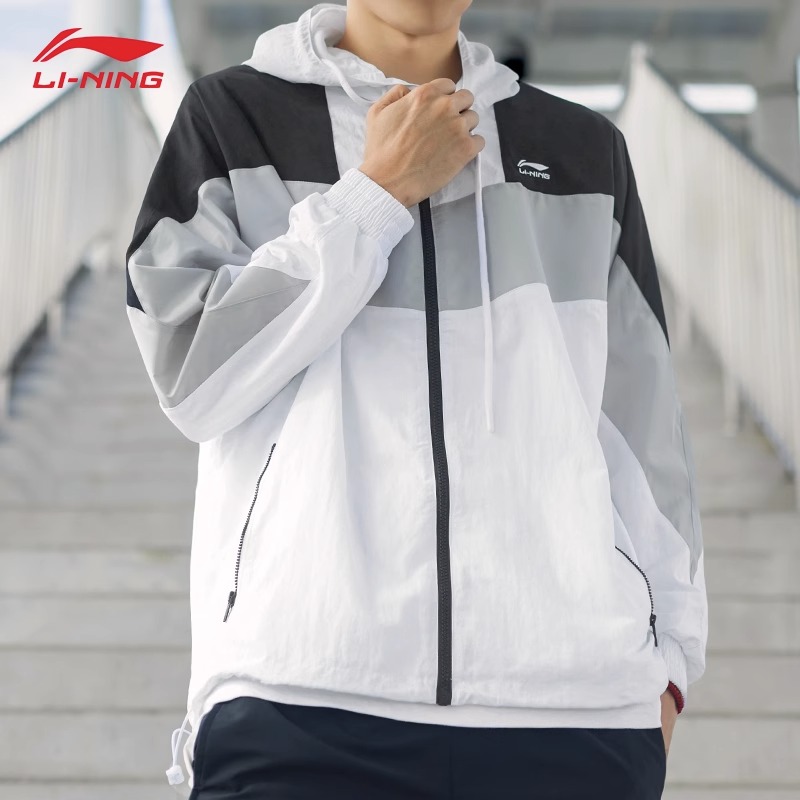 李宁春秋男女款连帽运动外套时尚
