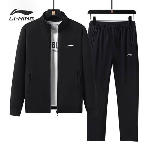 李宁中老年爸爸套装运动套装