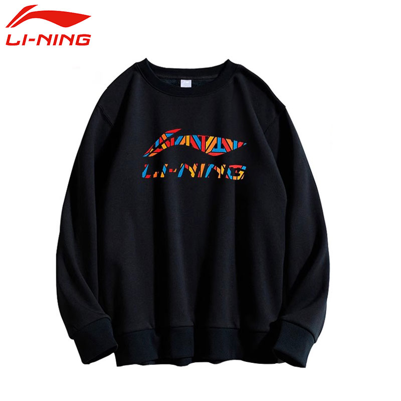 李宁春秋季男女同款圆领运动卫衣