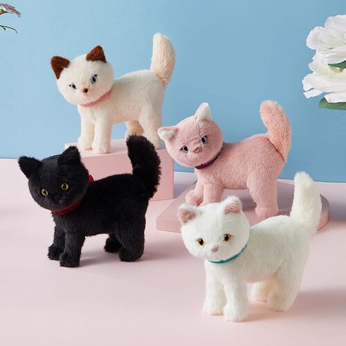 日本仲林 回眸小猫jolly系列可爱小猫咪毛绒玩偶毛绒玩具娃娃公仔