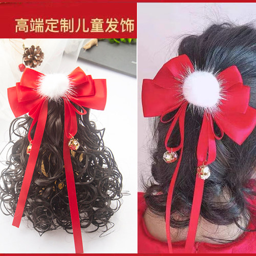 韩国淑女秋冬大衣配饰包邮假发