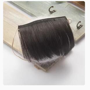 儿童假发刘海发片自然隐形眉上空气齐安全夹发带刘海