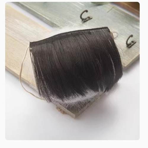 儿童假发刘海发片自然隐形眉上空气齐安全夹发带刘海