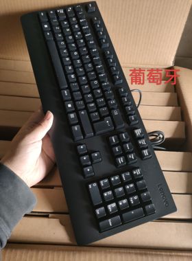 包邮正品联想SK-8827 USB有线键盘KBBH21 KU1619通用键盘欧版出口