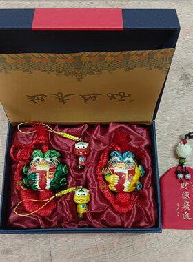 南普陀风狮爷交趾陶厦门汽车挂件正品金门平安招财旅游纪念品