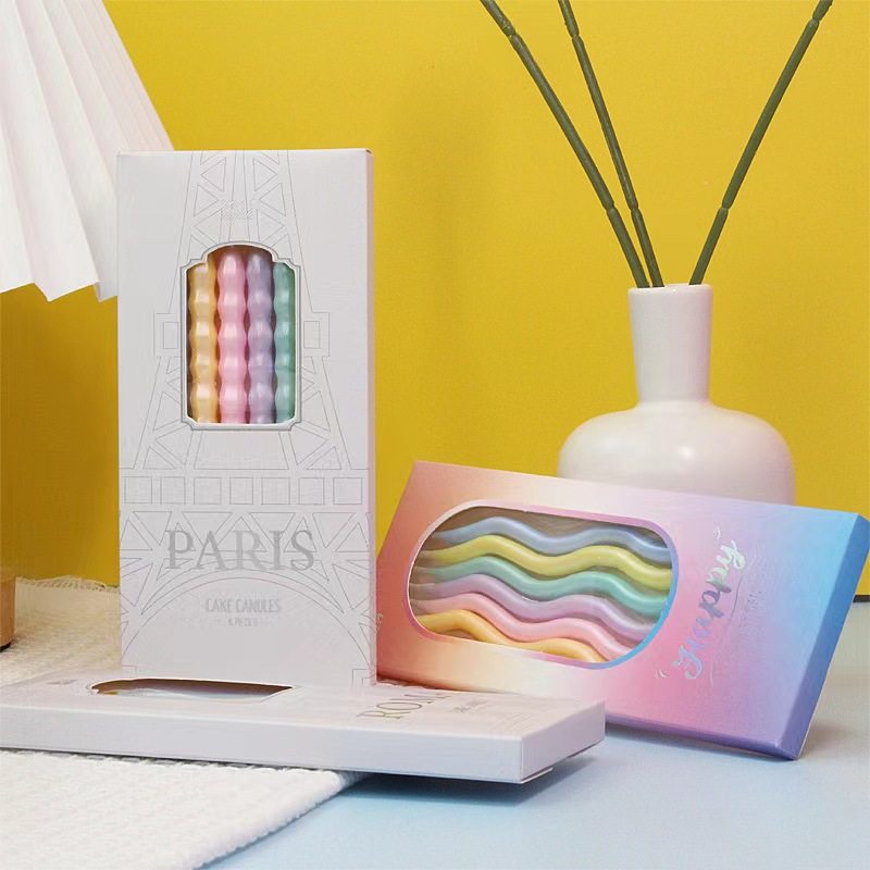 新款马卡龙色曲线铅笔蜡烛蛋糕装饰彩色罗马风情巴黎流光生日蜡烛,节庆用品/礼品,蜡烛,淘宝优惠券,粉丝福利购,淘宝优惠卷