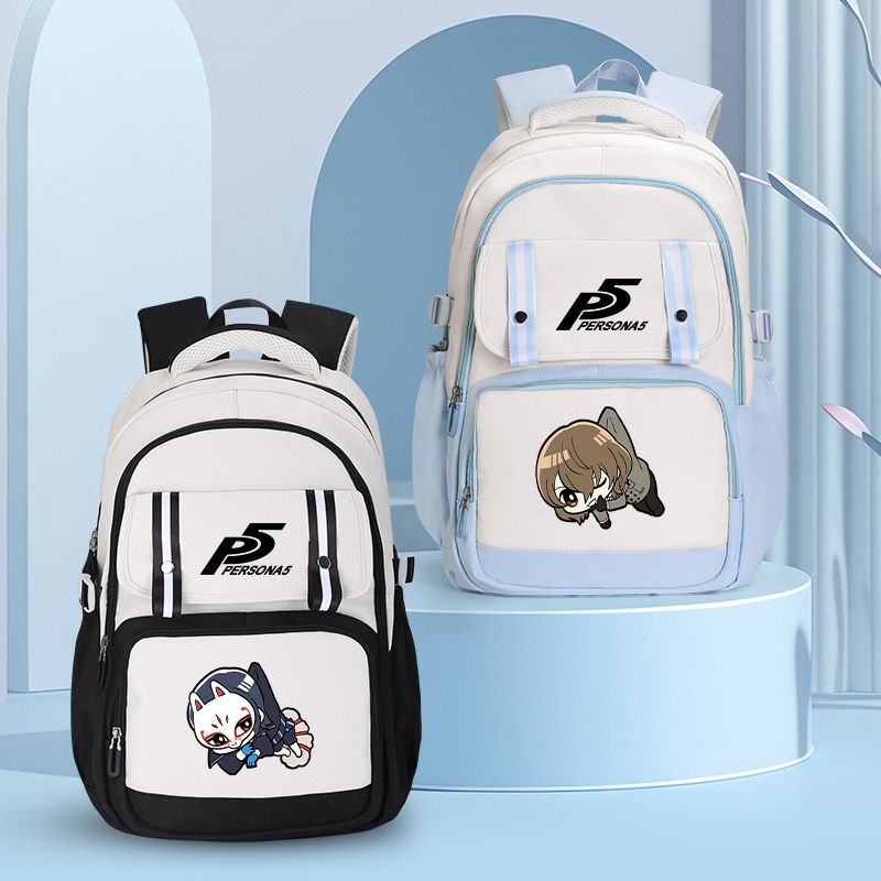 女神异闻录P5游戏周边书包雨宫莲怪盗团男女学生双肩背包明智吾郎