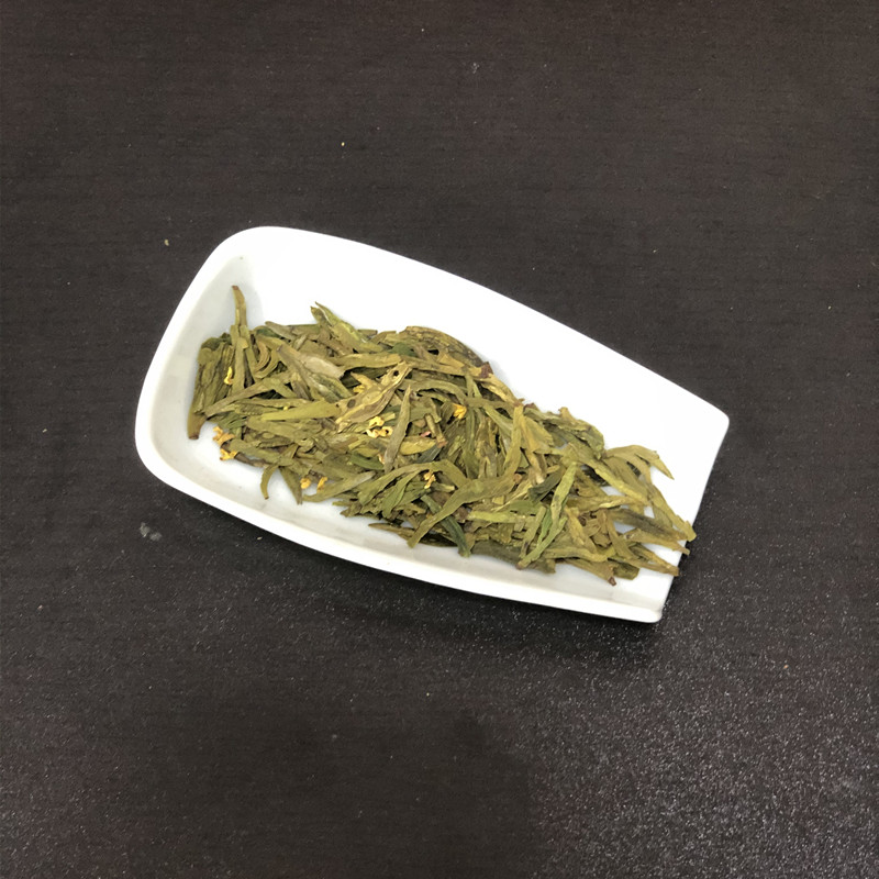 2024桂茶茶杭州特产西湖绿茶雨前桂花龙井妈妈做的桂花龙井茶