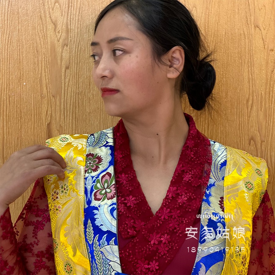 安多姑娘推荐定制藏族话剧拍戏新款藏服结婚拍照西藏服饰马甲