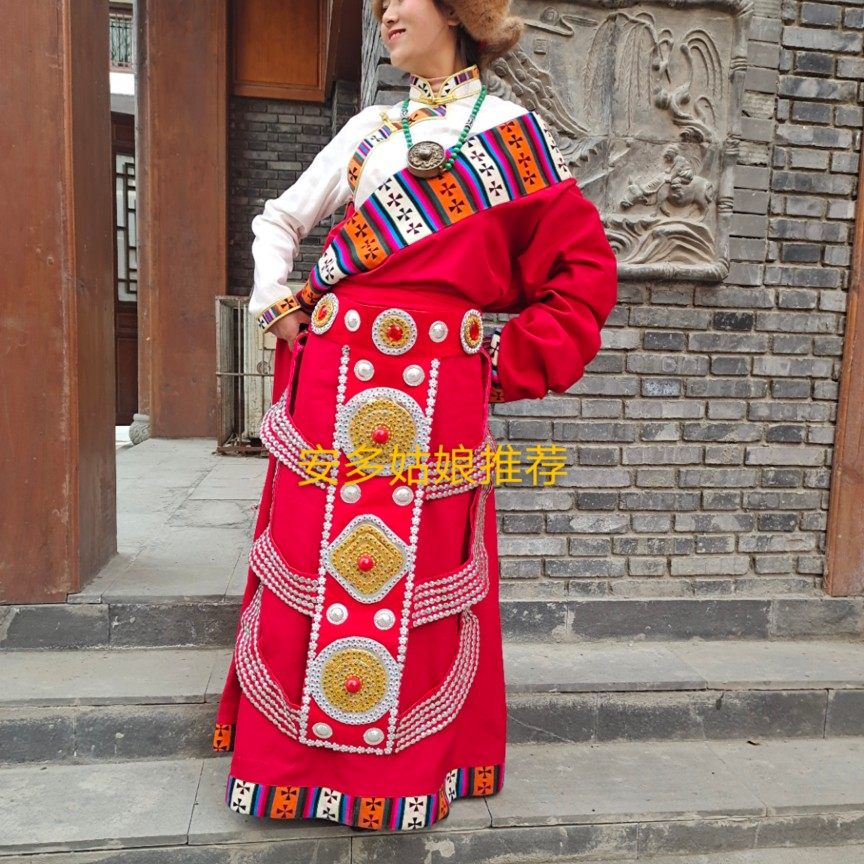 艺术照精美挂饰藏式藏饰民族风女式金色银色扣腰挂拍摄藏式道具
