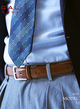 REGAL丽格TS88日本进口真皮商务通勤西装男款腰带3cm牛皮西裤皮带