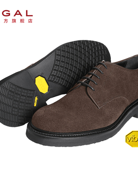 REGAL丽格T38C 2022男士皮鞋休闲百搭增高皮鞋德比鞋反绒皮鞋男