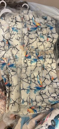 秋冬太空棉几何印花艺术复古蓬蓬礼服背心连衣裙