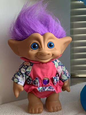 Troll Doll 1990s Vintage Doll千禧辣妹巨魔娃娃公仔