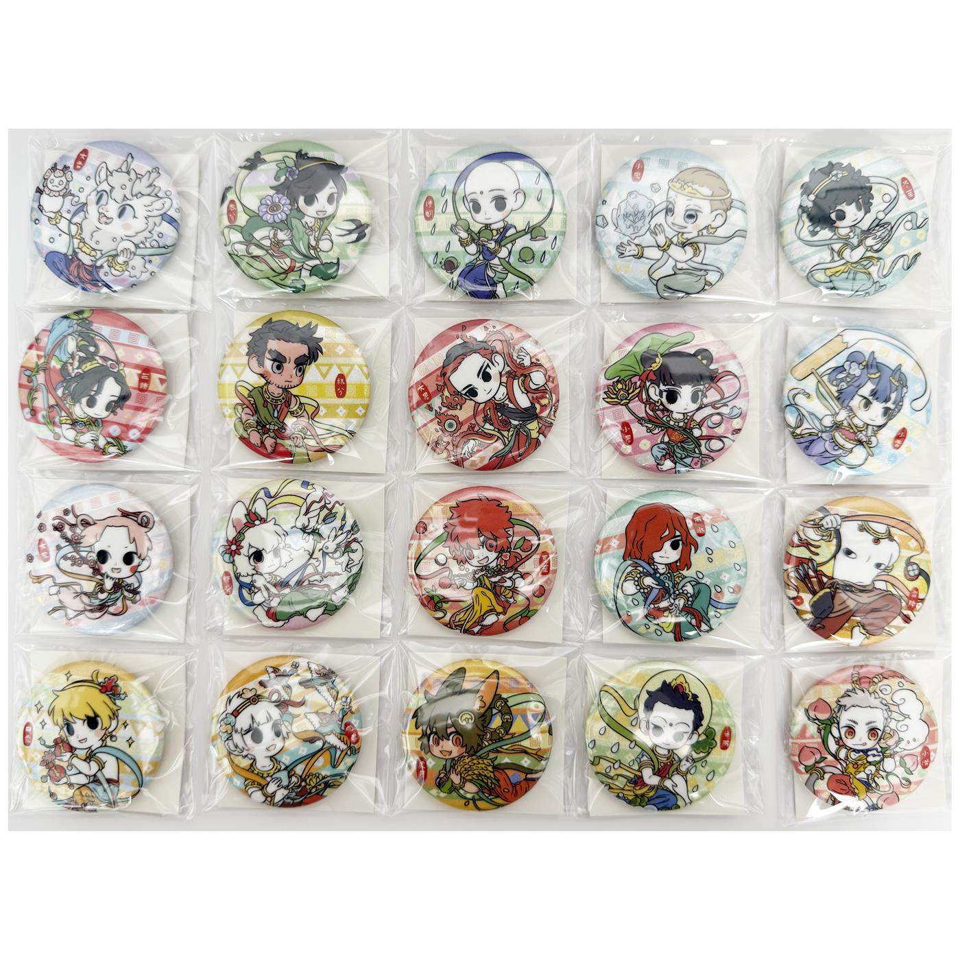 指定款正版非人哉四季笙歌系列44mm马口铁徽章盲盒动漫吧唧胸针,模玩/动漫/周边/娃圈三坑/桌游,动漫徽章/立牌,淘宝优惠券,粉丝福利购,淘宝优惠卷