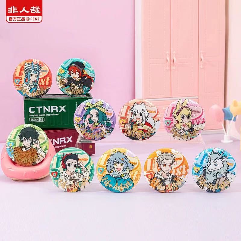 指定款正品非人哉生活艺术家系列马口铁吧唧徽章盲盒动漫周边谷子