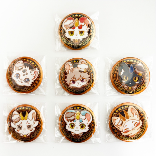 指定款正品有兽焉烘焙系列圆形马口铁吧唧徽章盲盒谷子胸针