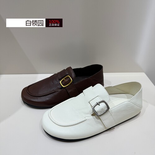 tigrisso蹀愫专柜正品2026秋冬两穿勃肯鞋乐福鞋单鞋女T76581A-02