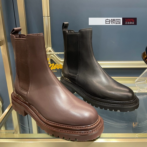 Linea Rosa/Lianlosa Onemic Adentic Дальные покупки 22 осени и зимние грубые каблуки в бархатных коротких сапогах женская 3T40806V