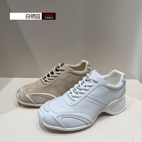 tigrisso蹀愫专柜正品2026春牛角包德训鞋复古休闲鞋女T76285Y-01