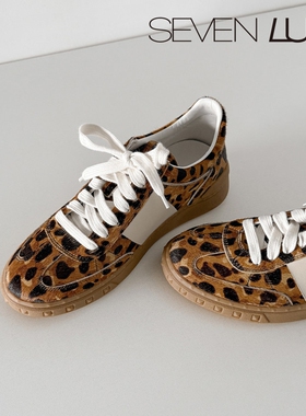 SEVEN LUNA~国内正品2026春时尚德训鞋阿甘鞋板鞋休闲鞋女SLDQ121