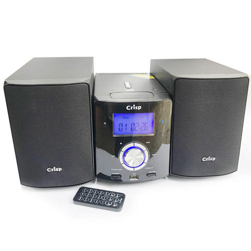 韩国CRISP迷你CD组合音响 家用CD收音机桌面CD机蓝牙CD播放机音箱