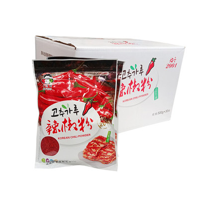 小伙子整箱辣椒粉粗500g×30商用