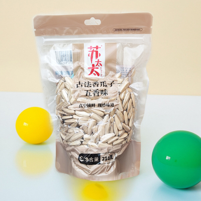 苏太太古法香瓜子210g葵花籽零食品原味瓜子五香打手香瓜子