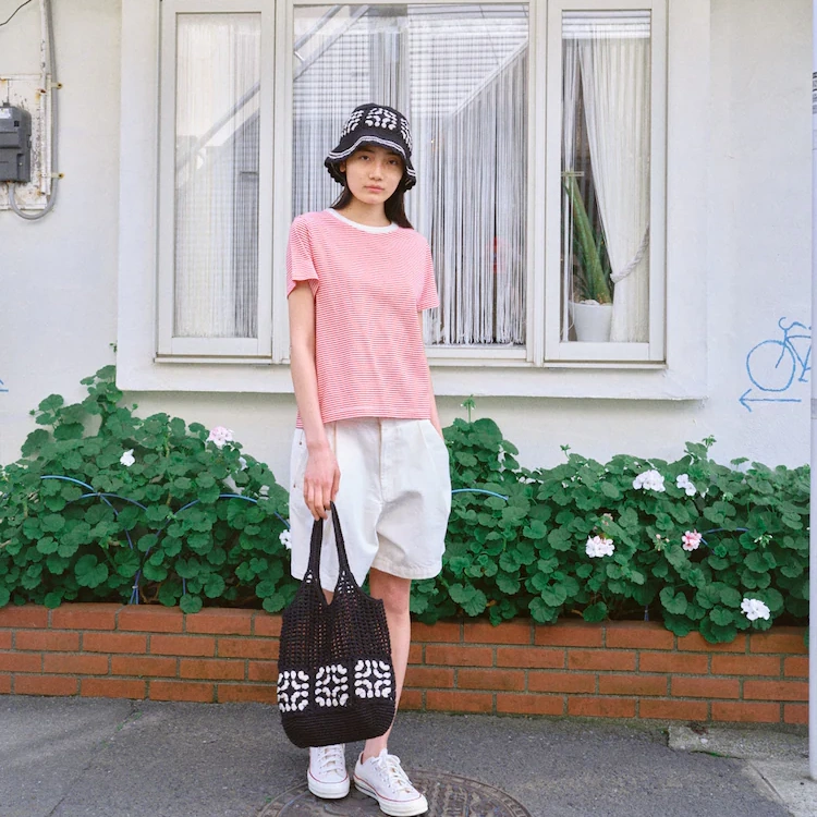 【VOVOSHOP】BEAKER25SS 韩国代购撞色针织精致百搭手得小包包